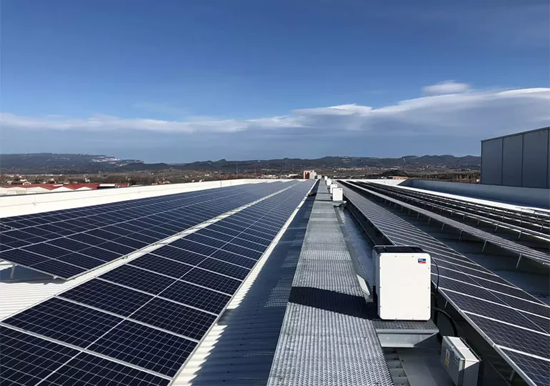 Placas solares de autoconsumo en Gurb, Barcelona