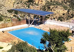 Solar pergola